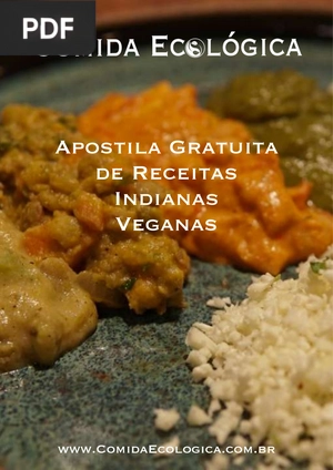 Apostila Gratuita de Receitas Indianas Veganas