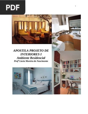 Apostila Projeto de Interiores - Ambiente Residencial