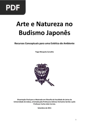 Arte e Natureza no Budismo Japonês
