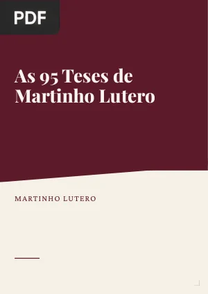 As 95 Teses de Martinho Lutero