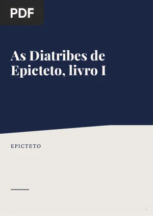 As Diatribes de Epicteto, livro I