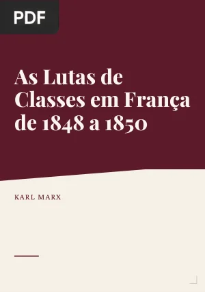 As Lutas de Classes em França de 1848 a 1850