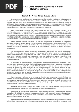 Auto-estima. Como aprender a gostar de si mesmo