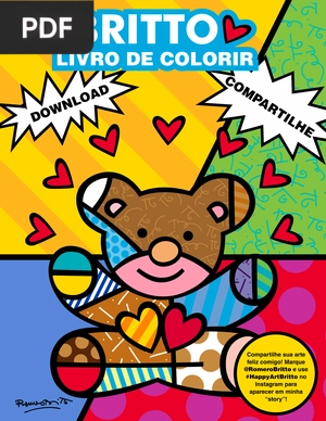 Britto livro de colorir