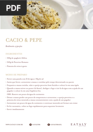 Cacio e Pepe