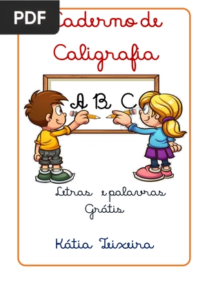Caderno de Caligrafia