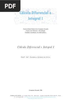 Cálculo Diferencial e Integral I