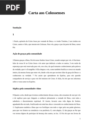 Carta aos Colossenses