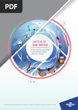Cartilha de boas práticas de funcionamento para institutos e salões de beleza, estética, cabeleireiro e similares