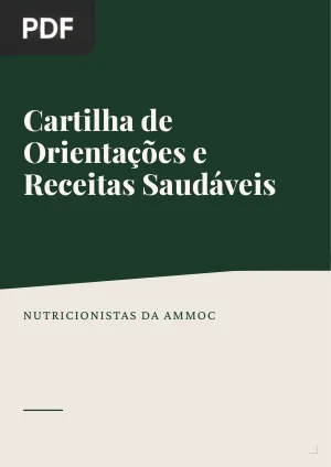 Cartilha de Orientações e Receitas Saudáveis