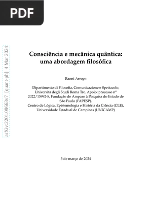 Consciência e mecânica quântica - Uma abordagem filosófica
