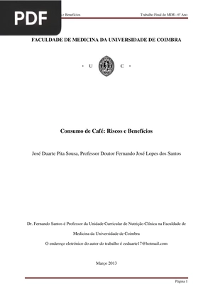 Consumo de Café: Riscos e Benefícios