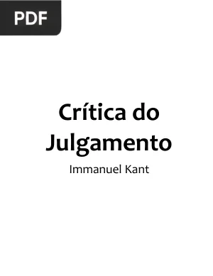 Crítica da Faculdade do Juízo