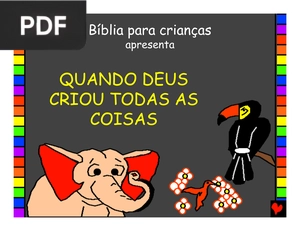 Cuando Deus criou toda a coisas