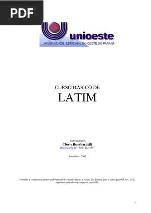 Curso Básico de Latim