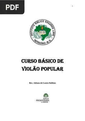 Curso básico de violão popular
