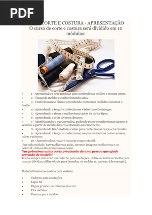 Curso de Corte e Costura