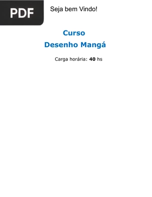 Curso - Desenho Mangá