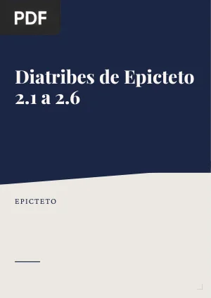 Diatribes de Epicteto 2.1 a 2.6