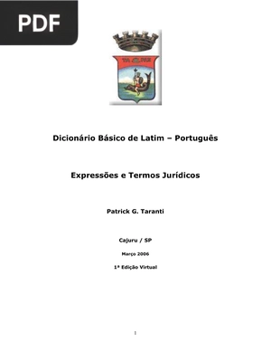 Dicionário Básico de Latim