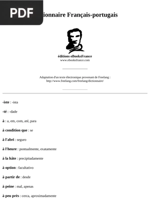 DICIONARIO - Francês - Português - Corporativo