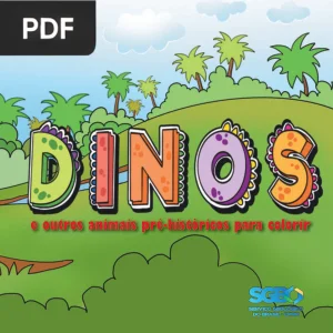Dinos e Outros Animais Pré-históricos para Colorir