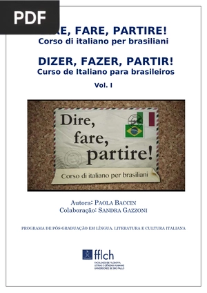 DIZER, FAZER, PARTIR! Curso de Italiano