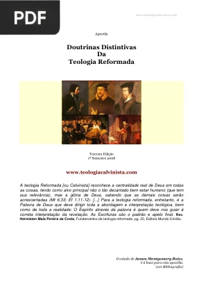Doutrinas Distintivas da Teologia Reformada