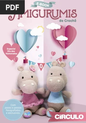 E-book Amigurumis de Crochê: Especial Dia dos Namorados