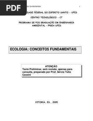 Ecologia: Conceitos Fundamentais