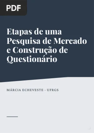 Etapas de uma Pesquisa de Mercado e Construção de Questionário