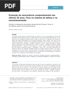 Evolução da Neurociência Comportamental