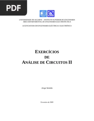 Exercícios de análise de circuitos II