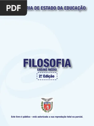Filosofia: Livro Didático Público para o Ensino Médio