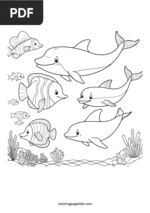 Fundo do Mar para Colorir