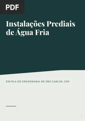 Instalações Prediais de Água Fria