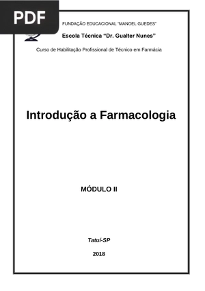 Introdução a Farmacologia