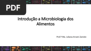 Introdução à Microbiologia dos Alimentos