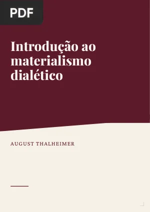 Introdução ao materialismo dialético: fundamentos da teoria marxista