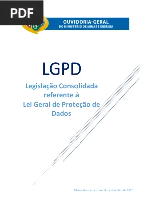 LGPD: Legislação Consolidada