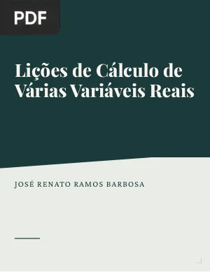 Lições de Cálculo de Várias Variáveis Reais