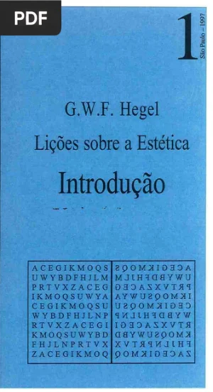 Lições sobre a Estética: Introdução