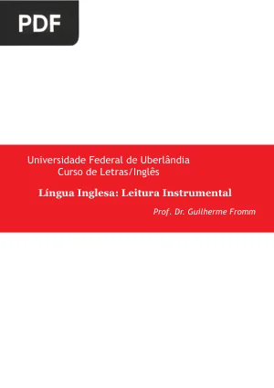 Língua Inglesa: Leitura Instrumental