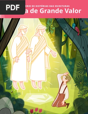 Livro de colorir de histórias das escrituras pérola de grande valor