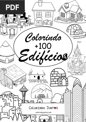 Livro de Edifícios para Colorir
