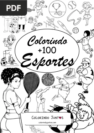 Livro de Esportes para Colorir