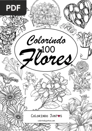 Livro de Flores para Colorir