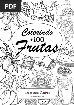 Livro de Frutas para Colorir