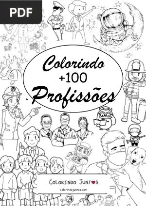 Livro de Profissões para Colorir