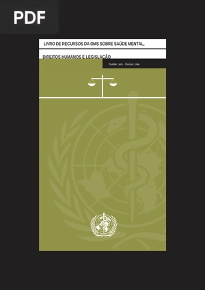 Livro de Recursos da OMS sobre Saúde Mental